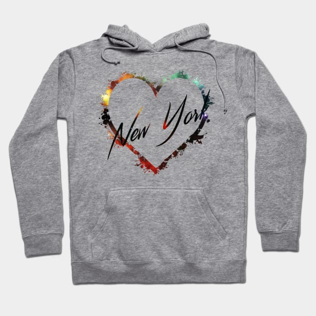 I Love New York Hoodie by StupidHead